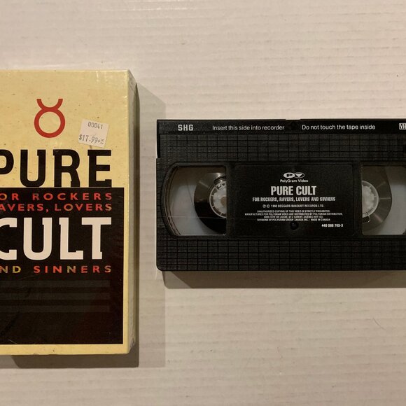 The Cult - Pure Cult VHS - For Rockers Ravers Lovers and Sinners - Picture 5 of 6